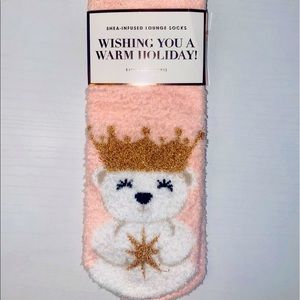 Bath and bodyworks polar bear socks